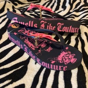 Juicy plate form flip flops